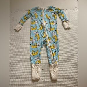 Banana Print Baby Little Sleepies